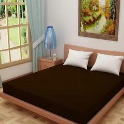 RF RELAXFEEL Brown Terry Water Resistant Mattress Protector-picture-1