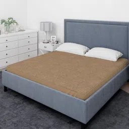 Aura Beige Single Size Bed Waterproof Mattress Protector-image-6