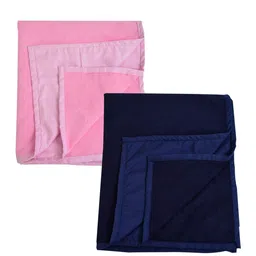 Adbeni Pink & Blue Kids 2 Pieces 210 GMS Waterproof Mattress Protectors-image-98