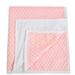 Adbeni Kids Pink Printed Cotton Waterproof Mattress Protector-10