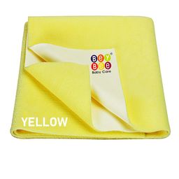BeyBee Yellow Quick Dry Baby Bed Protector Waterproof Mattress-image-131