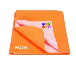 BeyBee Peach-coloured Quick Dry Baby Bed Protector-image-57