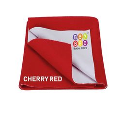 BeyBee Kids Red & Grey Quick Dry Baby Bed Protector-image-10