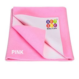 BeyBee Pink Waterproof Bed Protector Dry Sheet-image-29