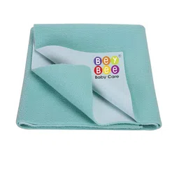 BeyBee Unisex Kids Sea Green Quick Dry Baby Bed Protector Waterproof Mattress-image-84