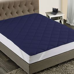 RF RELAXFEEL Blue Cotton Water Resistant Mattress Protector-picture-4