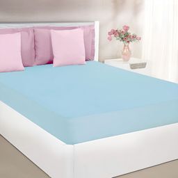 GADDA CO Blue Terry Cotton Water Resistant Mattress Protector-image-37