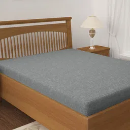 Story@home Grey Single Bed Waterproof Mattress Protector-22
