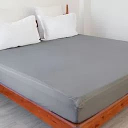 HOMEMONDE Grey Terry Water Resistant Mattress Protector-image-5
