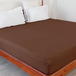 HOMEMONDE Brown Terry Water Resistant Mattress Protector-image-46