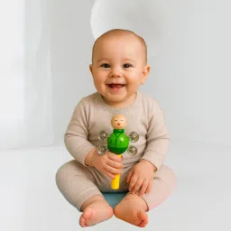 stick soft bright bells ring handle colorful Rattle-image-14