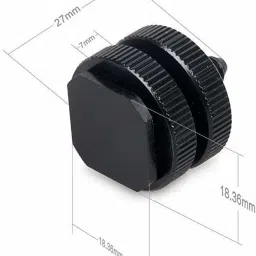 Digiom 1/4 Camera Hot Shoe Tripod Screw Adapter Flash Shoe Adapter (5 Pieces) Flash Shoe Adapter image 4