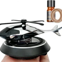 Solar Powered Helicopter Air Freshener Car Airplane Fragrance Diffuser Ornament Diffuser-2