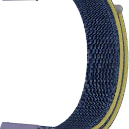 ACM Watch Strap Nylon Loop for Gionee Stylfit Gsw10 Pro Smartwatch Belt Blue Smart Watch Strap image 2