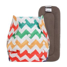 Babymoon Kids Printed Washable Adjustable Reusable Cloth Diaper with 1 Insert-47