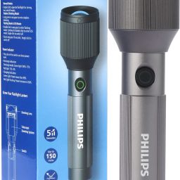 Aircraft Aluminium Alloy, Zoom LED Flashlight – 1000 lm, 2000mAh, SFL2142/56 Torch-image-32