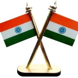 Indian Rectangle Car Dashboard Flag-image-79