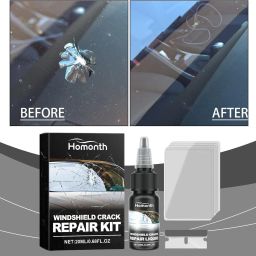 Car Glass Repair Liquid for Cracks, Windscreen Crack Restore Windshield Repair Kit-17