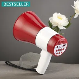 Handheld (Megaphone with Recorder) (Bhopu Talk Record Play) & Siren MusicRV443 Handheld (Megaphone) (Bhopu) Horn with USB & SD Card Port for AnnouncingRV443 Outdoor, Indoor PA System-25