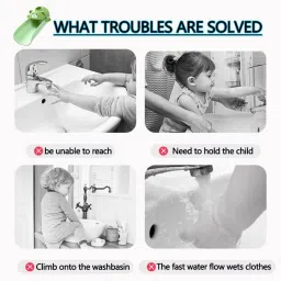 simestich Sink Easy Use Sink Faucet Extenders with Temperature Sensitive for Toddlers Faucet Nozzle image 3