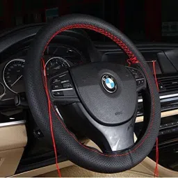 Hand Stiched Steering Cover For BMW X5-18