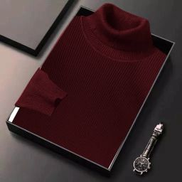Men Full Sleeve Self Design Sweatshirt-image-4
