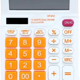 CT612 Twelve Digit Basic Calculator Battery/Solar Powered with Soft Keys CT612 Basic Calculator-picture-1