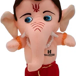 Soft Bal Ganesh Ji Toy for Kids Plush for Boys & Girls Cute & Huggable - 25 cm-image-3