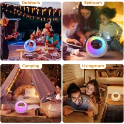 Calldrishe LED Night Light Torch Rechargeable Color Changing Memory Function Desk Light Table Lamp image 4