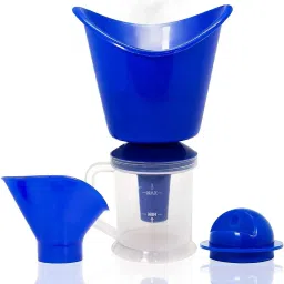 Bedi Royal Face, Nose, and Cough Steamer 3 in 1 Plastic Steam Vaporizer, Nozzle Inhaler, Facial Sauna, and Facial Steamer Machine for Adults and Kids (Multi-color) Vaporizer-42