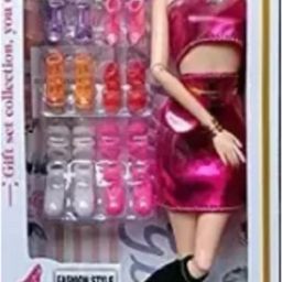 Trendy Foldable Party Doll Green & Silver Combo (Pack of 2) (Green, Silver)-16