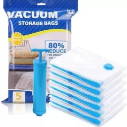 Ziplock Space Saver Compression Bags plastic bags for clothes High Volume Storage Vacuum Bags-image-7