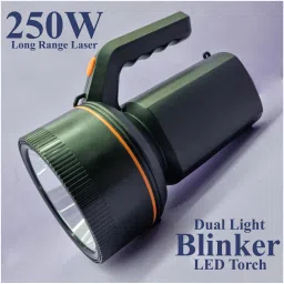 3 km long range laser 4 mode 250w super bright jumbo blinker led torch light 10 hrs Torch Emergency Light-4