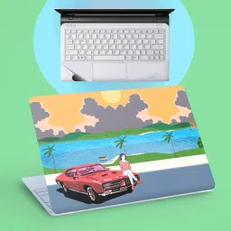 SDM 2IN1 SET OF BACK LAPTOP LAMINATION, PALMREST SKIN 14-16INCH-614 Combo Set-18
