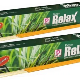 Relax 240 Citronella Incense Sticks Mosquito Repellent Agarbatti - Herbal and Natural (Pack of 2 Boxes x 12 Pouches x 10 Sticks per Pouch= 240 Sticks) LEMON GRASS, CITRONELLA, CAMPHOR-image-15