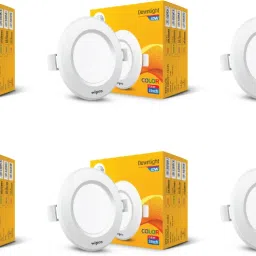 Alpha 10W Round Downlight Junction Box | Warm White (2700K) | Pack of 6 Recessed Ceiling Lamp-23