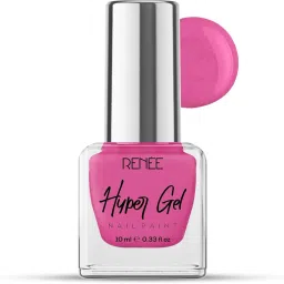 Hyper Gel Nail Paint Haute Pink, Chip Resisting Formula, High Shine Polish Haute Pink-image-32