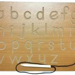 ashmi Capital & Small Alphabet And Number Writing Tracing Board with Dummy Pencil image 3
