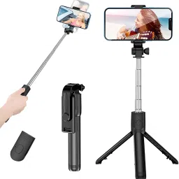 Click up Extendable Selfie Stick with Detachable Wireless Remote and Tripod Stand Bluetooth Selfie Stick-30