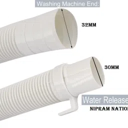 Outlet pipe / Drain Hose Suitable for All Fully/Semi Automatic Washing machine 2 MITER OUTLET PIPE FOR ALL BRAND WASHIN MACHIN Hose Pipe-picture-14