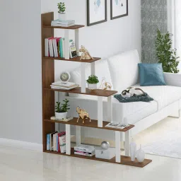 Engineered Wood Open Book Shelf-23