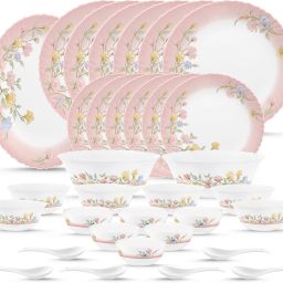 Pack of 33 Opalware Made in United Arab Emirates(UAE) French style design Elise Dinner Set-image-16