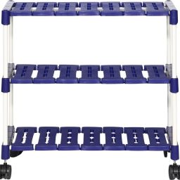 novatic Bookcase 3-Tier Books Storage Organizer Open Display for Home, Office, Library Metal Open Book Shelf image 2