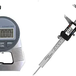 Electronic Micrometer Thickness Meter with LCD Display, Unit Conversion Snap Gauge-0