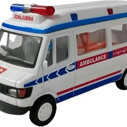 Ambulance emergency medical technicians Bus Pull Back Action Vehicle Toys Kids-34