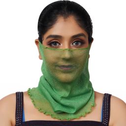 Women, Girls Self Design Bandana-image-83