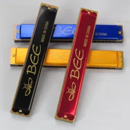 BEE Harmonica Mouth Organ with 24 holes-13