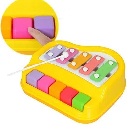 Xylophone 2-in-1 Premium Piano 5 Key Scale Musical Toy For Kids - 442-image-14