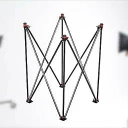 New Easy Adjustable and foldable black Carrom Stand-24