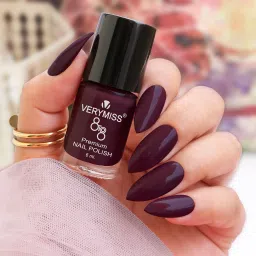 Premium Matte Nail Polish 6ml | Smooth Application | Quick Drying I 318 Eggplant-image-4